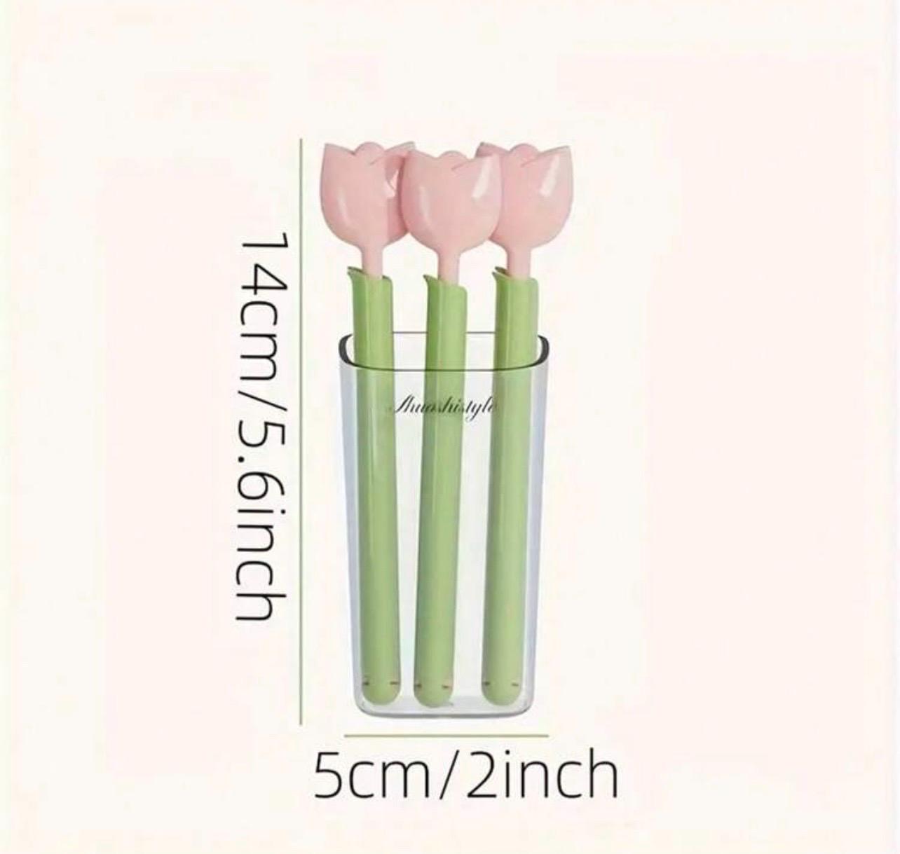 Tulip Flower Bag Clips – Set of 5 Magnetic Sealing Clips with Holder for Kitchen