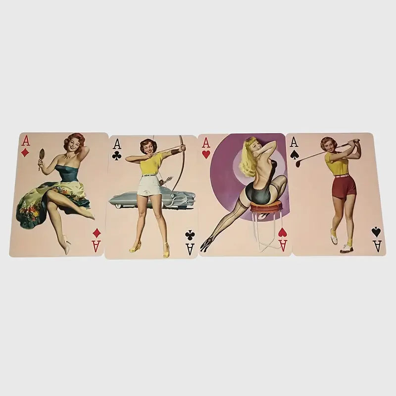 Vintage Pin-Up Playing Cards – Retro 54-Card Deck