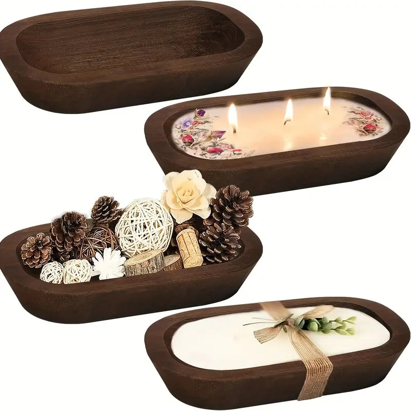 Wooden Dough Bowl