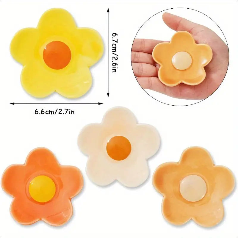 Daisy Spoon Rest-set of 4