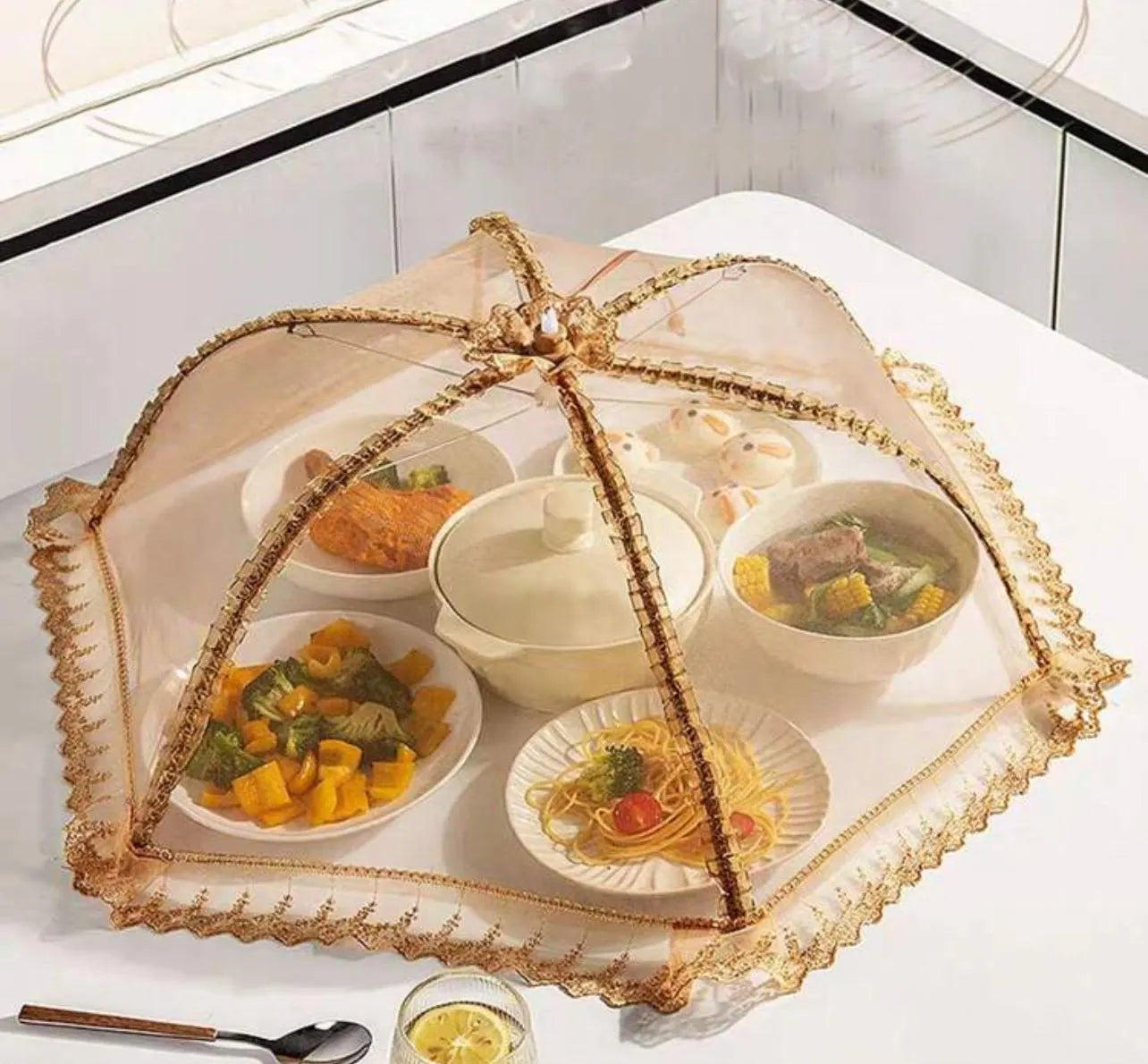 Tabletop Food Cover Tent - Alligator Rose Co
