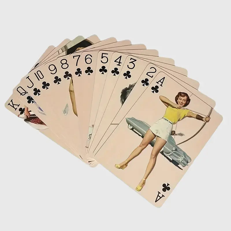 Vintage Pin-Up Playing Cards – Retro 54-Card Deck