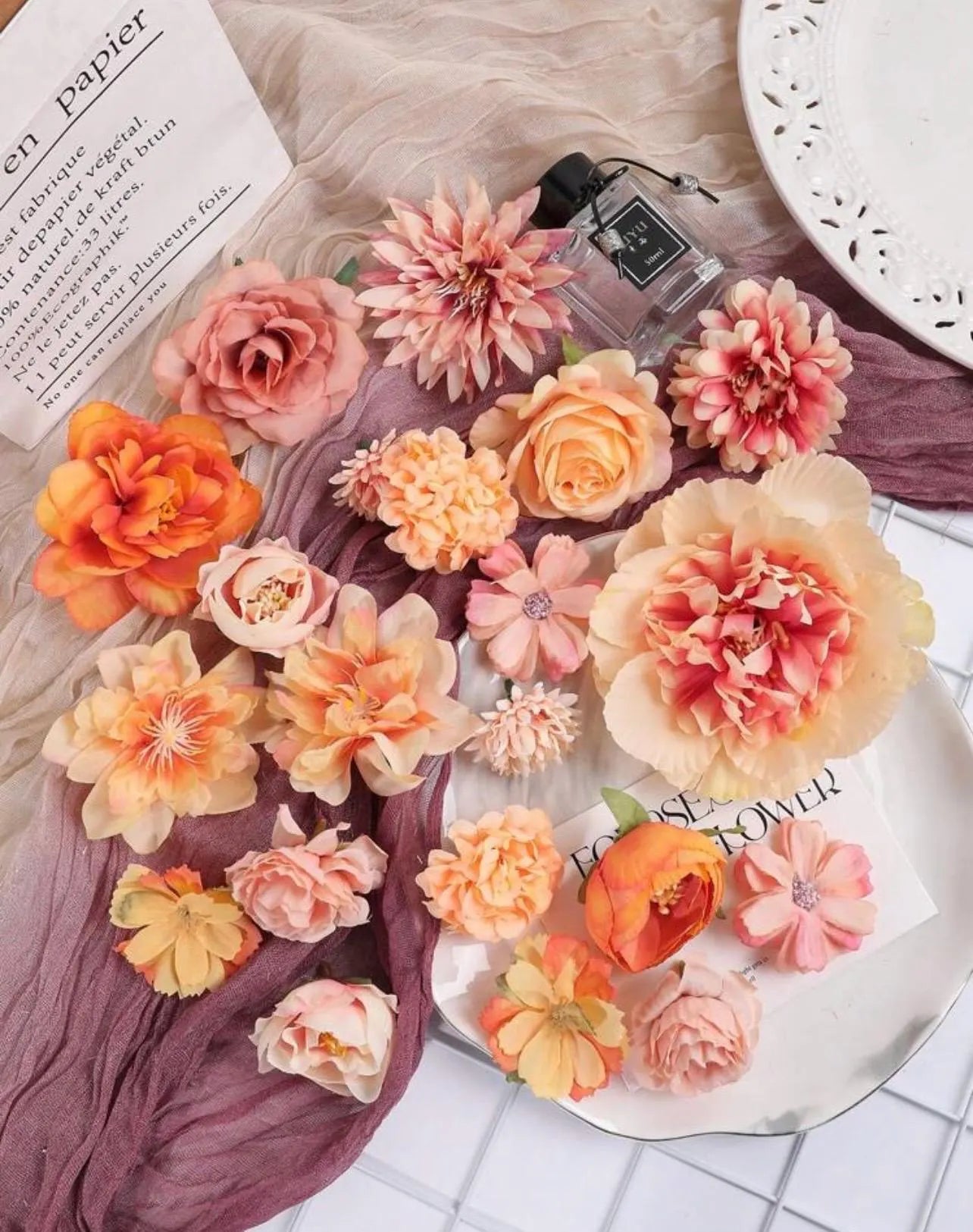 DIY Customized Hanging Flower Backdrop Kit /              Recommend Buying 2 or More Packs - Alligator Rose Co
