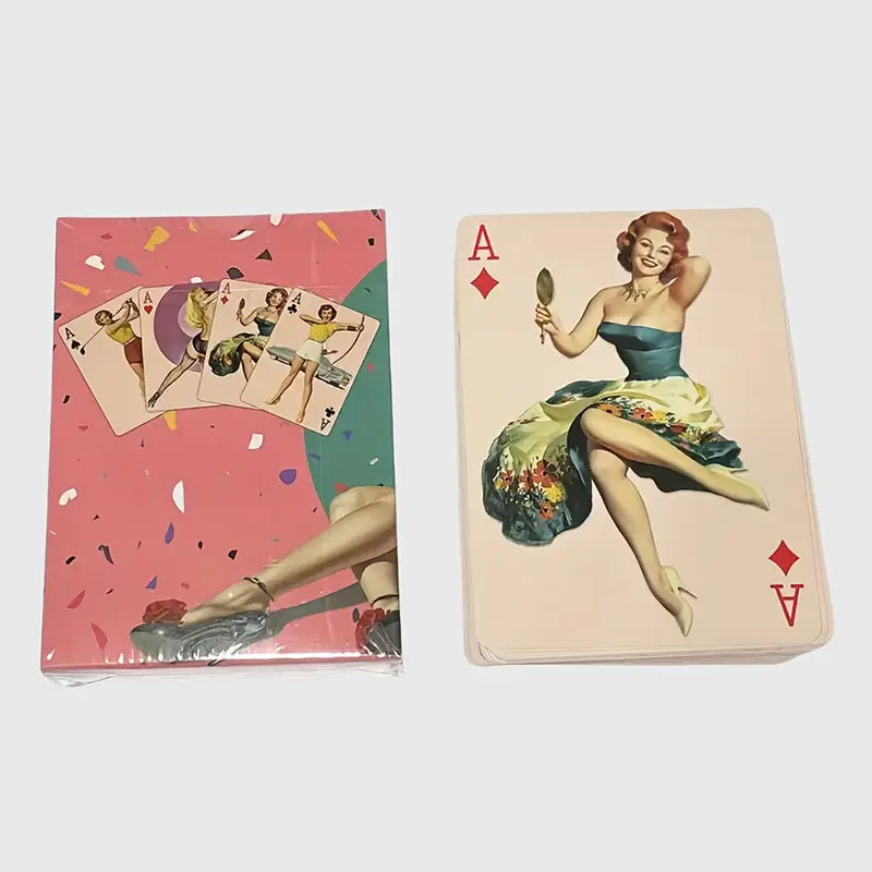 Vintage Pin-Up Playing Cards – Retro 54-Card Deck