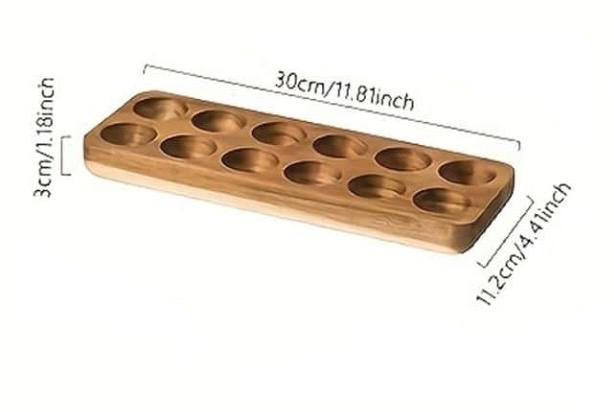 Minimalist Farmhouse Wood Egg Tray