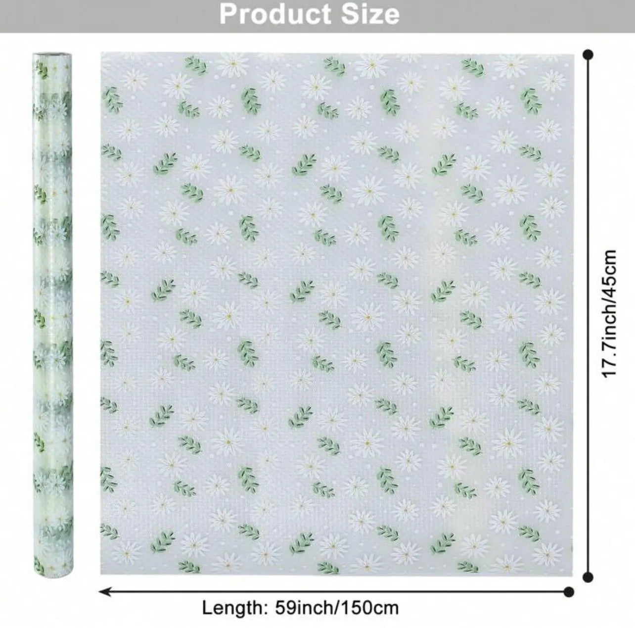 Daisy Waterproof Shelf Liner Roll - Alligator Rose Co