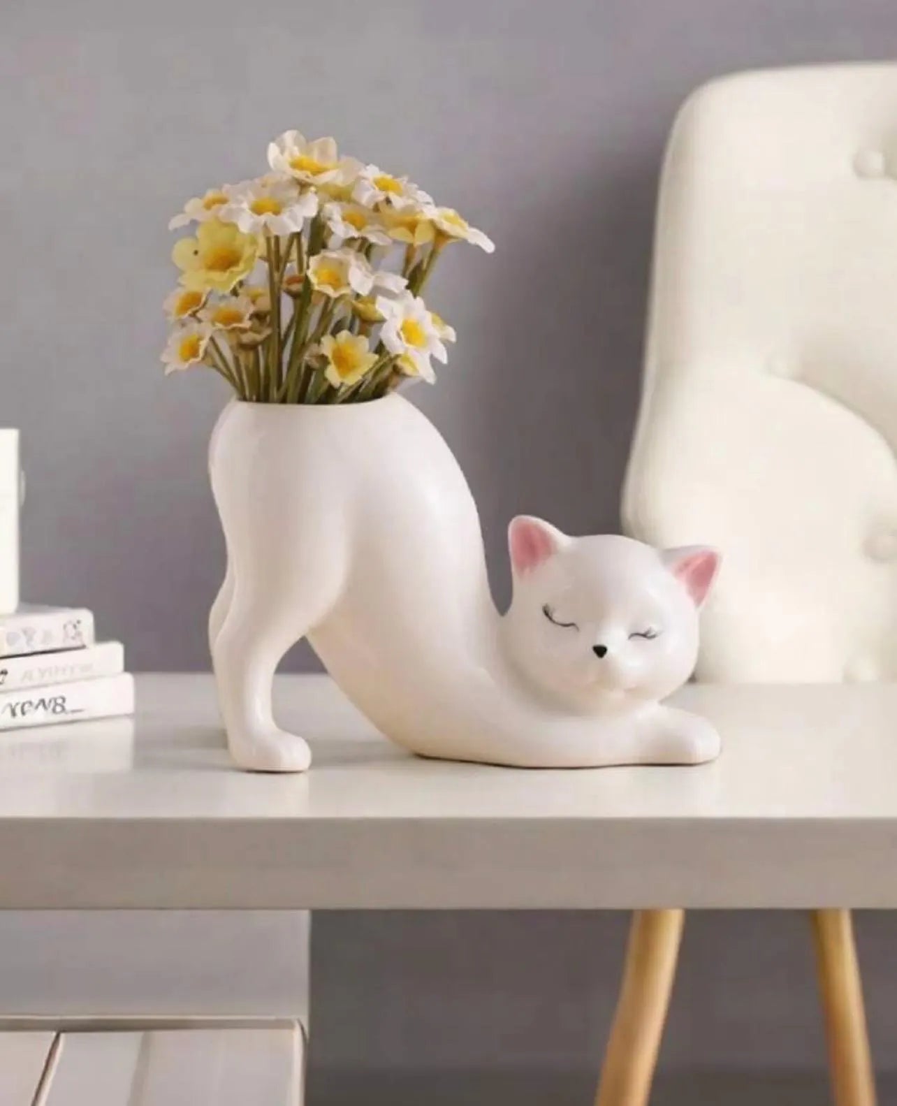 Cat Floral Vase - Alligator Rose Co