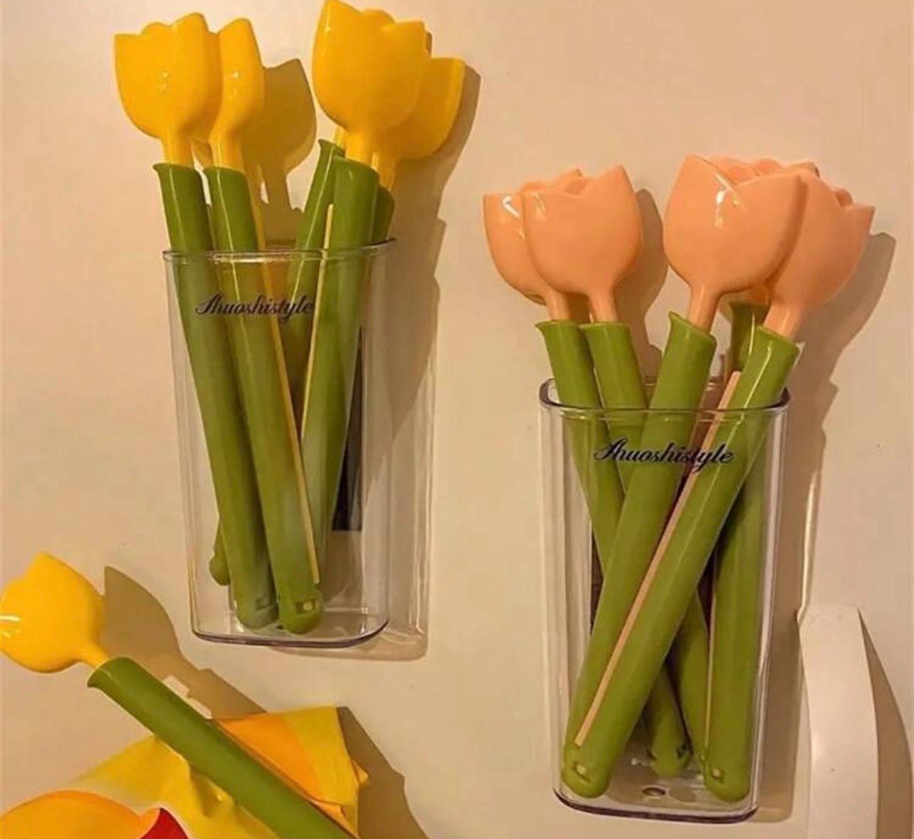 Tulip Flower Bag Clips Set - Alligator Rose Co