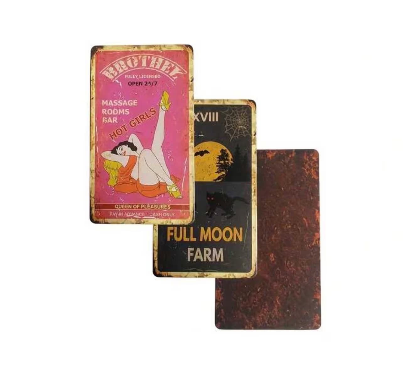 Vintage Style Tarot Cards Deck – 80 Card Oracle Set - Alligator Rose Co