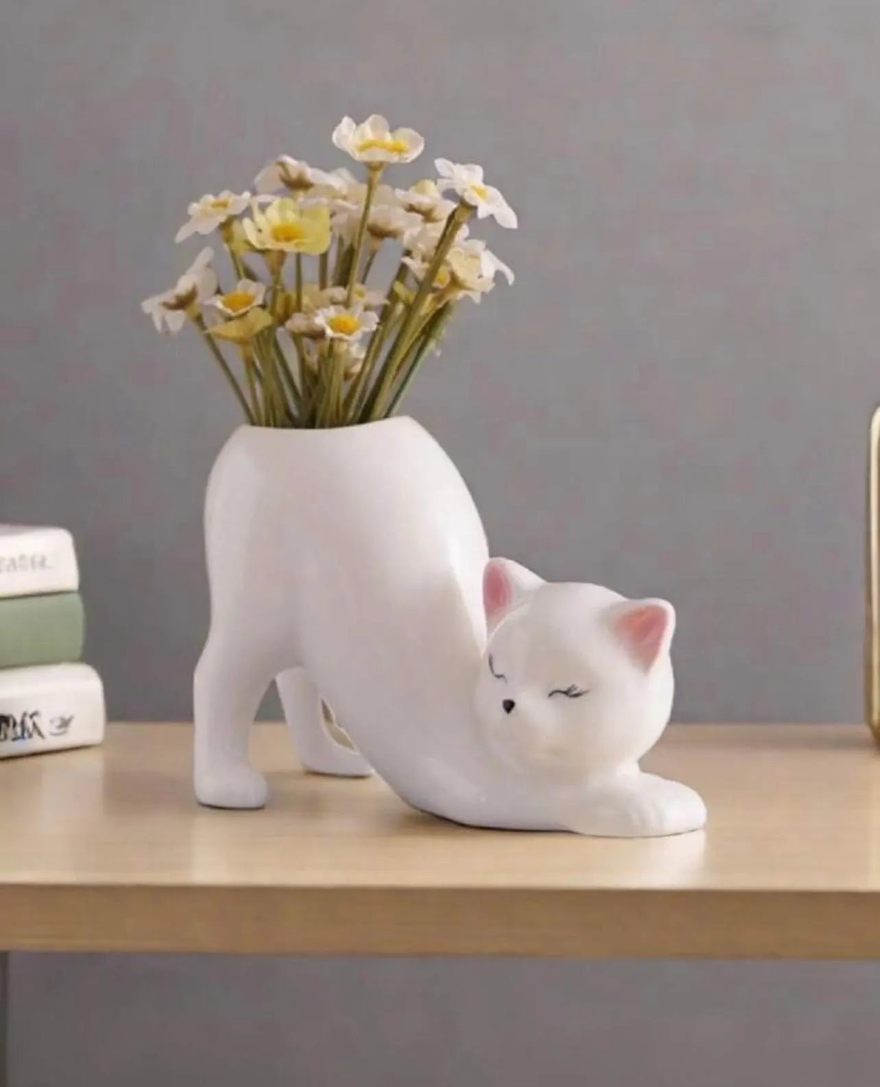 Cat Floral Vase - Alligator Rose Co