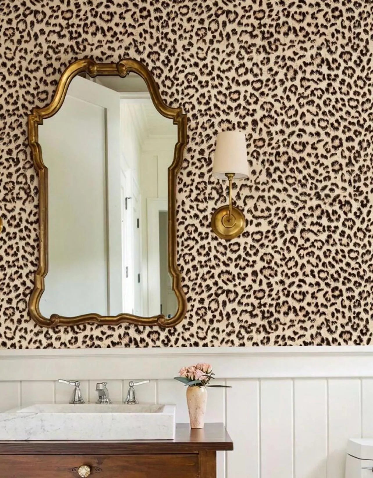 Animal Cheetah Print Peel and Stick Wallpaper Roll - Alligator Rose Co