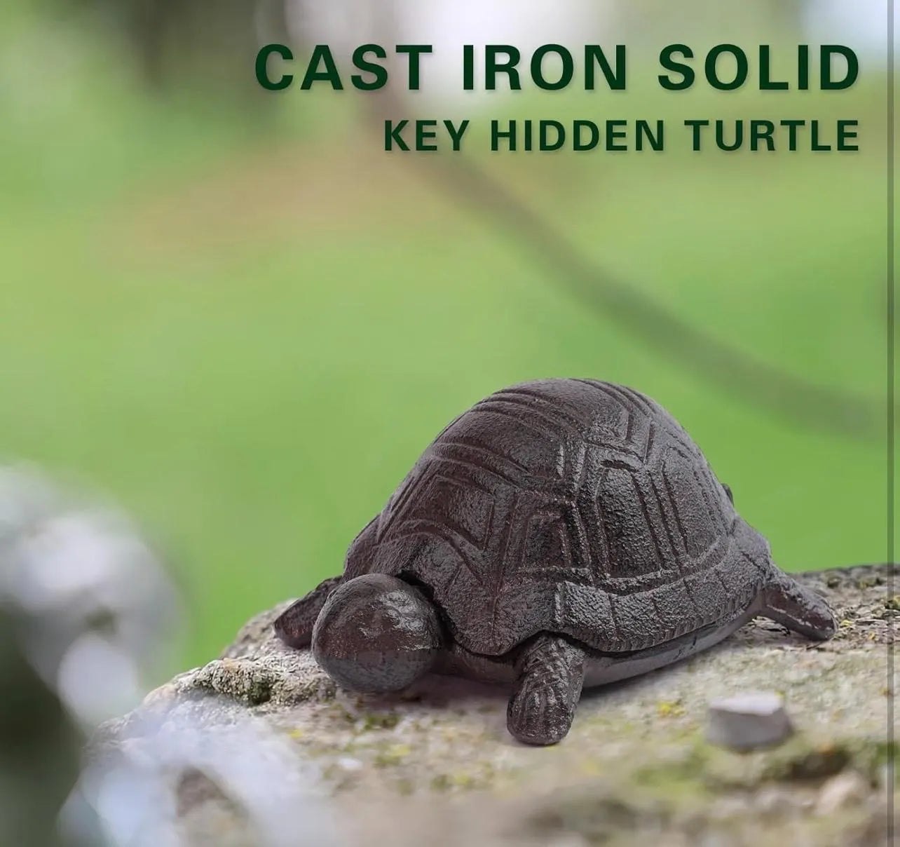 Cast Iron Turtle Key Hider - Alligator Rose Co
