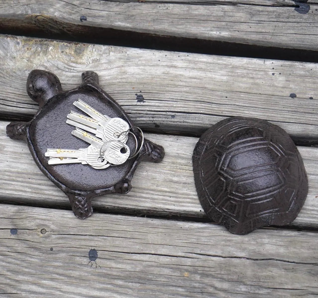 Cast Iron Turtle Key Hider - Alligator Rose Co